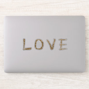 Sticker Gold Glitzy Parties scintillant Glam Love