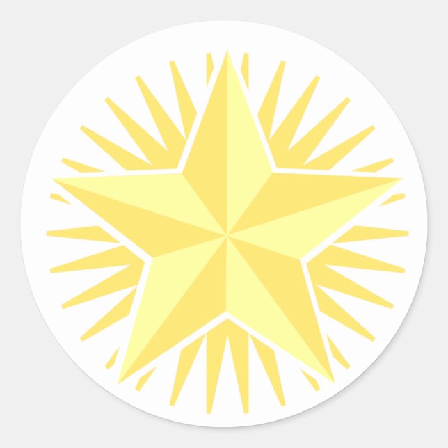 Sticker Gold Star (Devant)