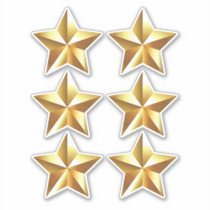 Sticker Gold Star