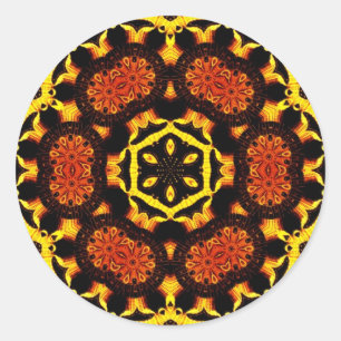 Sticker Golden Geometrica