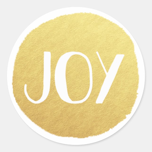 Sticker Golden Joy Holiday (Devant)