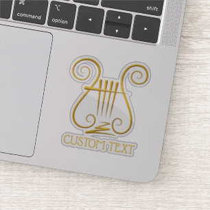 Sticker Golden lyre