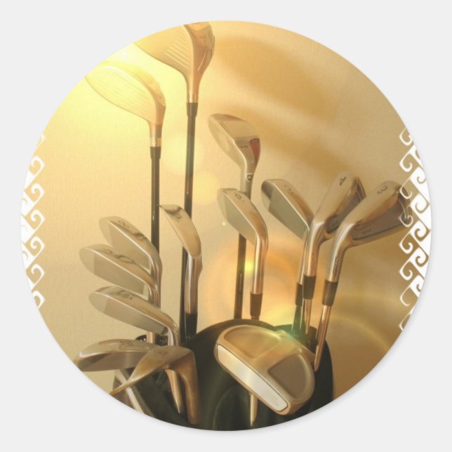Sticker Golf Clubs (Devant)
