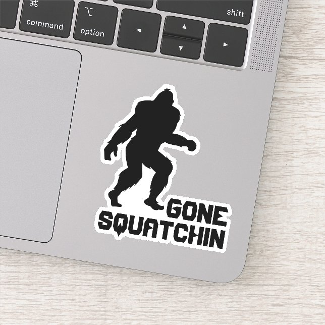 Sticker Gone Squatchin (Détail)