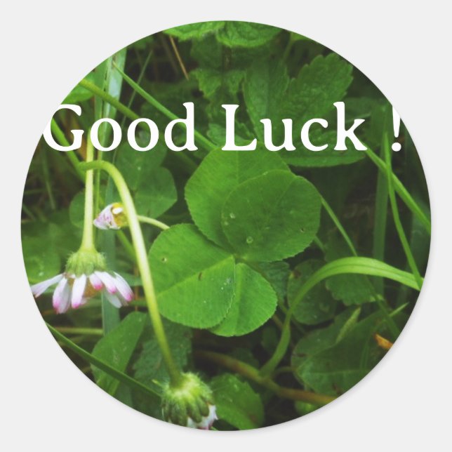 Sticker Good Luck ! (Devant)