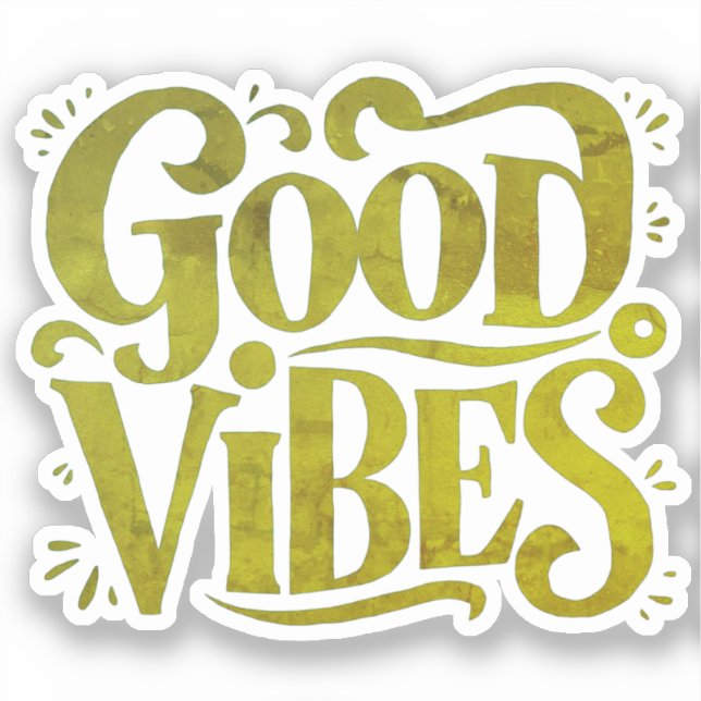 Sticker Good Vibes (Recto)