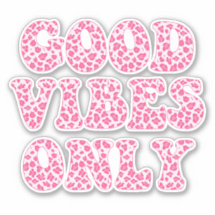 Sticker Good Vibes uniquement - Filles VSCO Empreinte de l