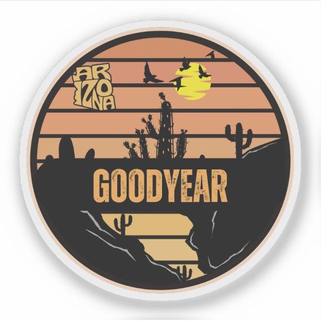 Sticker Goodyear, Arizona (Devant)