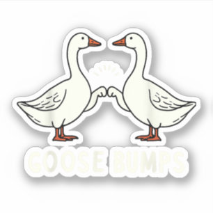 Sticker Goose Couple Drôle Oie Bosses Sarcastique Oie Lov