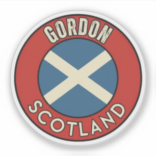 Sticker Gordon, Écosse