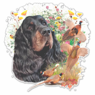 Sticker Gordon Setter Tapestry Poster Acrylic Print Tripty