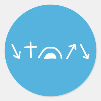 Sticker Gospel Flèches