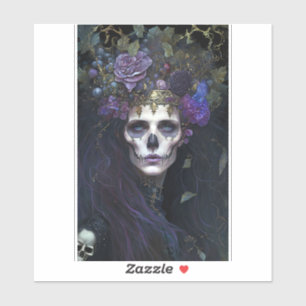 Sticker Goth Queen Imaginaire Art