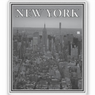 Sticker Gothic New York - v4