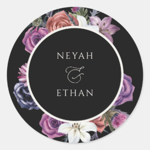 Sticker gothique Mariage foncé pour Halloween N100