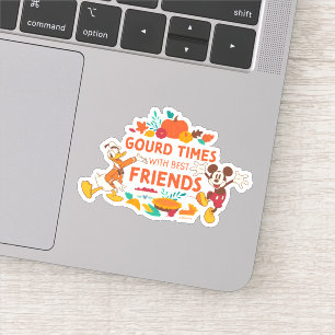 Sticker Gourd Times avec Donald et Mickey