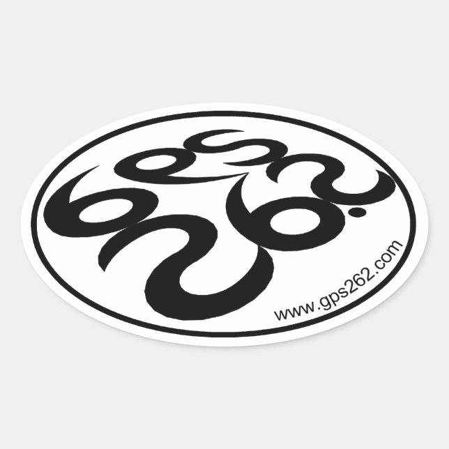 Sticker GPS 26.2 (Devant)