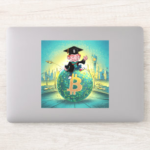 Sticker Graduation Bitcoin