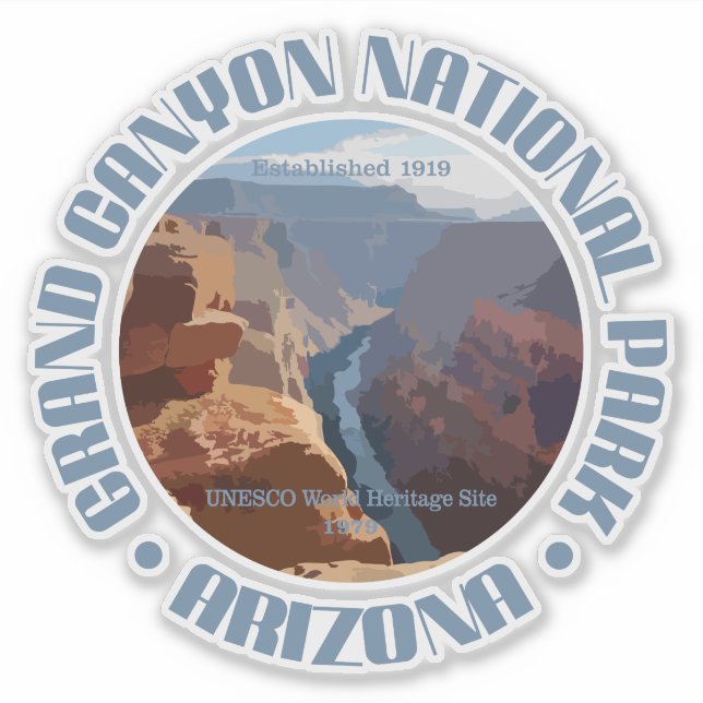 Sticker Grand Canyon NP (Devant)