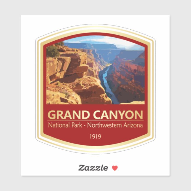 Sticker Grand Canyon NP (PF1) (Feuille)