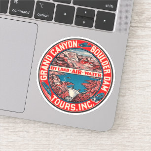 Sticker Grand Canyon Voyage de style vintage