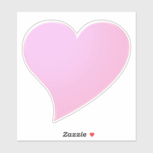 Sticker Grand Coeur rose, Amour