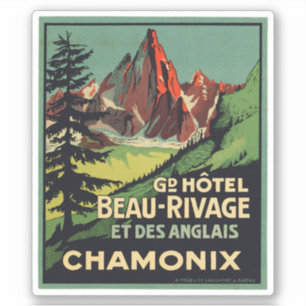 Sticker Grand Hôtel Beau Rivage Chamonix