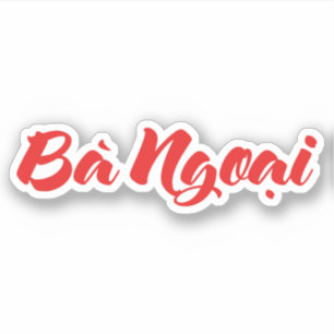 Sticker Grand-mère vietnamienne (maternelle) - Bà Ngotchi