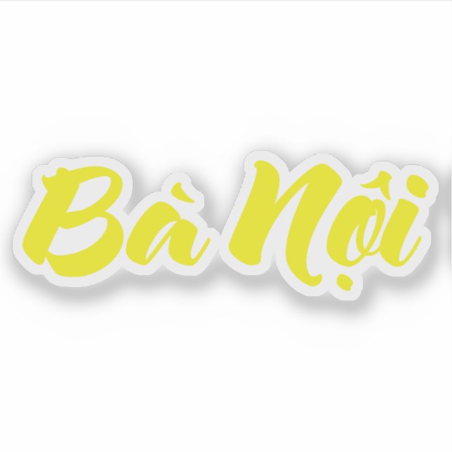 Sticker Grand-mère vietnamienne (paternelle) - Bà Noi (Devant)