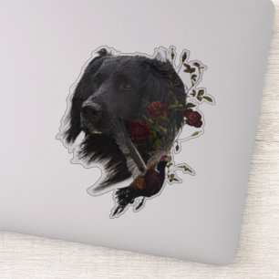 Sticker Grand Munsterlander avec faisan