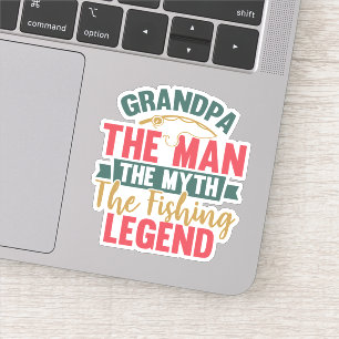 Sticker Grand-Père - L'Homme, Le Mythe, La Légende De La