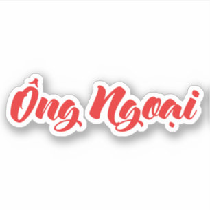 Sticker Grand-père vietnamien (maternel) - Ông Ngobao
