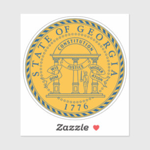 Sticker Grand sceau de l'État de Géorgie
