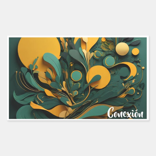 Sticker Grande Arte Biodiversidad Viva Conexión (Front)