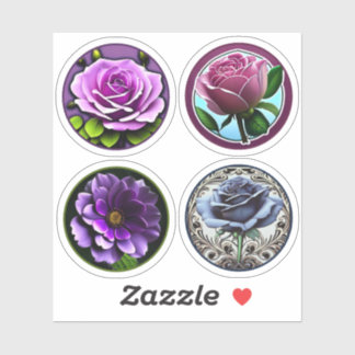 Sticker Grande Belle Assortiment Rose violet rose