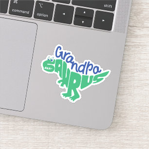 Sticker Grandpa Saurus Graphisme
