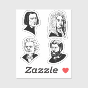 Sticker Grands compositeurs - set 1 -