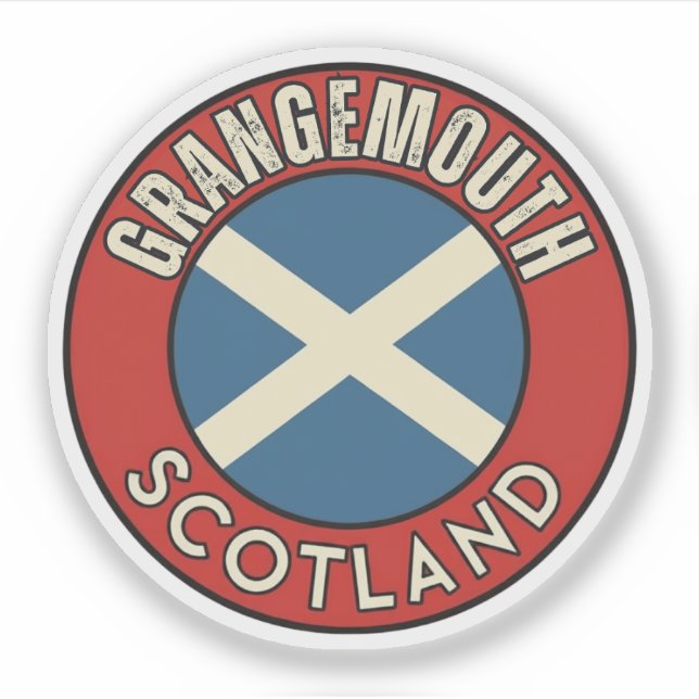 Sticker Grangemouth, Écosse (Devant)