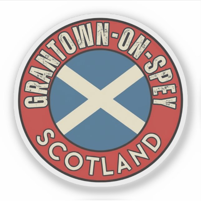 Sticker Grantown-on-Spey, Écosse (Devant)