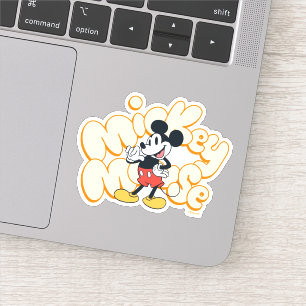 Sticker Graphique classique du nom de Mickey Mouse en lett