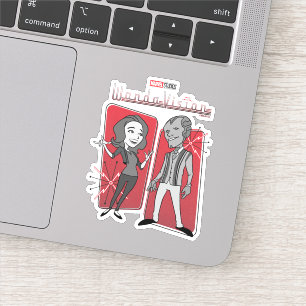 Sticker Graphique d'animation rétro WandaVision