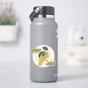 Sticker Graphique de Boho Tigre et Sunburst