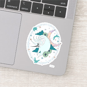 Sticker Graphique de Tarot céleste zéro