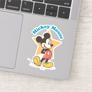 Sticker Graphique du nom de star de Mickey Mouse