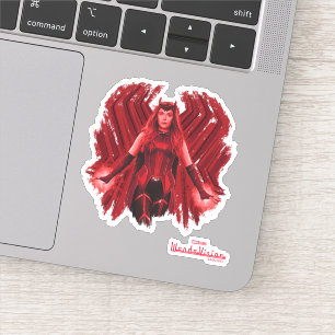 Sticker Graphique Sorcière Écarlate