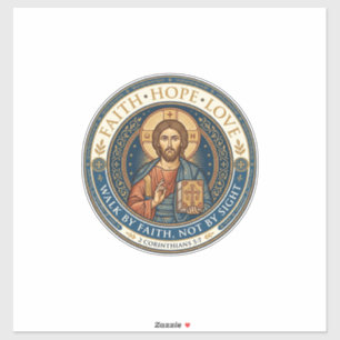 Sticker Graphisme Spiritualité Contemplative Monastique Jé