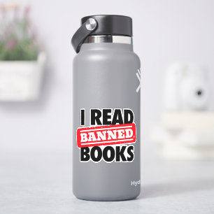 Sticker Gras “Je lis des livres interdits” Bibliophilie 