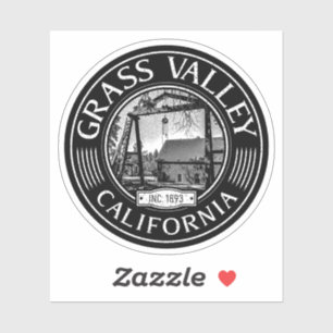 STICKER GRASS VALLEY CALIFORNIA VINTAGE - EMPIRE MINE