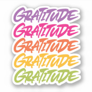 Sticker Gratitude