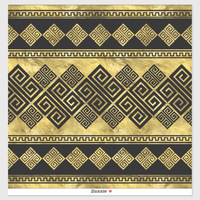 Sticker Greek Meander (Feuille)